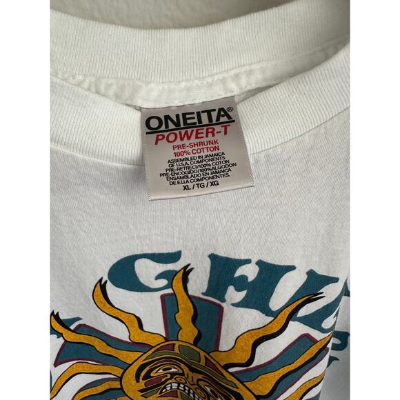 Red Hot Chili Peppers "Aeroplane 96' Tour" Vintage Reprint Oneita Tag - Picture 6 of 6